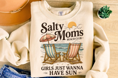 Salty Moms Beach Club PNG, Mom Summer PNG, Funny Summer PNG Product Image 3