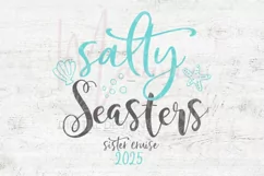 Salty Seasters Sister Cruise 2025 Svg Product Image 4