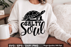Salty Soul - Turtles SVG Design Product Image 1