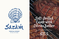 Saltza A Decorative Handcrafted Font Product Image 4