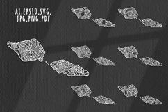 Samoa Map Boho SVG Product Image 1