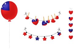National, Patriotic Party Bundle. Samoa Product Image 4