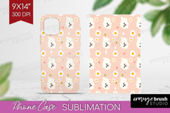 Samoyed Dog Phone Case PNG Cute Chibi Puppy Case PNG Product Image 1