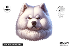 samoyed clipart, samoyed png, dog clipart, dog png, sublimation design, sarcastic dog art, fluffy dog png, pet clipart, dog lover gift, printable clipart