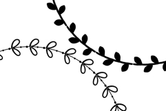 Plant Leaf Wreath Clip Art Set Product Image 9