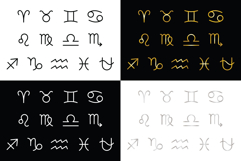 Zodiac Symbol Icons Set Product Image 2