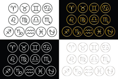 Zodiac Symbol Icons Set Product Image 3