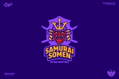 Samurai Somen Logo Template Product Image 7