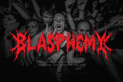 Sanctum Void | Black Metal Typeface Product Image 3