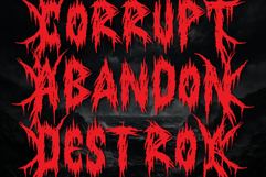 Sanctum Void | Black Metal Typeface Product Image 4