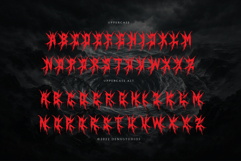 Sanctum Void | Black Metal Typeface Product Image 10