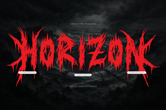 Sanctum Void | Black Metal Typeface Product Image 12