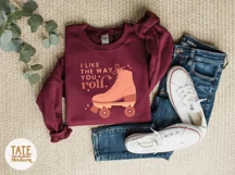 I like the way you roll Retro Valentines Day shirt SVG Product Image 5