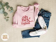 Oh hey cupid Retro Valentines Day shirt SVG cut file Product Image 4