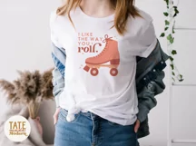 I like the way you roll Retro Valentines Day shirt SVG Product Image 3