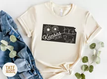 Vintage Kansas SVG cut file - Kansas state symbols svg Product Image 4