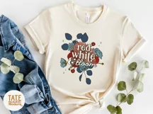 Red white and bloom bouquet PNG for sublimation- Retro 4th Product Image 3