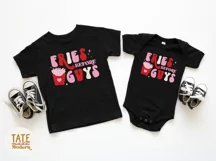 Fries before Guys Retro Valentine SVG cut file Product Image 4