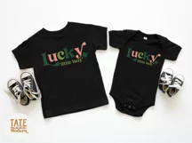 Lucky little lady SVG cut file - St. Patricks day girl shirt Product Image 2