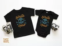 Pirate crew SVG cut file, Retro boy pirate party svg Product Image 3