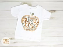 Preschool vibes SVG cut file - Retro first day of school svg Product Image 3
