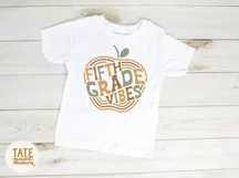 Fifth grade vibes SVG cut file - Retro first day of school Product Image 2