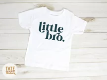 Little Bro SVG cut file - Retro little brother shirt svg Product Image 3