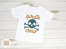 Pirate crew SVG cut file, Retro boy pirate party svg Product Image 2