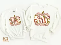 Friendsgiving retro SVG cut file - Pumpkin thanksgiving svg Product Image 4