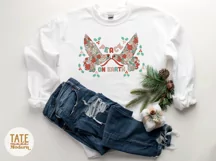 Peace on Earth PNG for sublimation - retro Christmas PNG Product Image 4