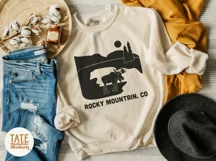 Rocky Mountain CO SVG cut file - Retro national park SVG Product Image 4