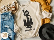 Sequoia CA SVG cut file - Retro national park SVG Product Image 2