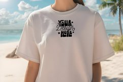 Sand Tshirt Mockup 5000, Mockup Product Image 1