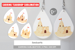 Earring Sandcastle Product Image 1