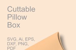 Sandcastle Cuttable Pillow Gift Box with Holes SVG
