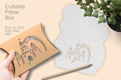 Sandcastle Cuttable Pillow Gift Box with Holes SVG