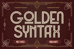 Sandeco - Art Deco Typeface Product Image 10