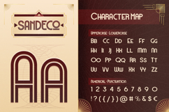 Sandeco - Art Deco Typeface Product Image 2
