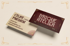 Sandeco - Art Deco Typeface Product Image 7