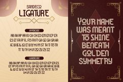 Sandeco - Art Deco Typeface Product Image 8