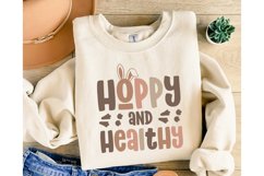 Boho Hoppy and Healthy Easter PNG | Retro Easter Sublimation Product Image 8