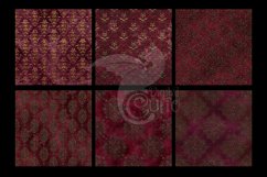Sangria and Rust Damask Digital Paper Product Image 6