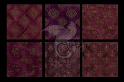 Sangria and Rust Damask Digital Paper Product Image 5