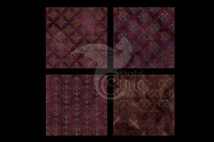 Sangria and Rust Damask Digital Paper Product Image 4