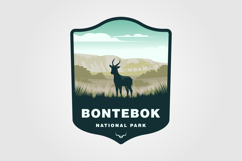 Bontebok National Park features a scenic antelope silhouette Product Image 1