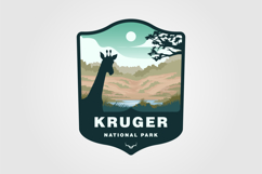 Giraffe silhouette in Kruger National Park Product Image 1