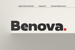 Benova - Family Sans Serif Font Product Image 1