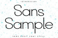 Sans Sample Product Image 1