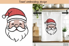Kitchen Towel Embroidery |Merry Christmas Embroidery Bundle Product Image 14
