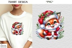Cartoon Santa Animal|Funny Christmas T Shirt Product Image 1